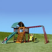 Outlook Wooden Gym Play Center & Swing Set
