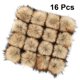 thumbnail image 4 of 16 bolas de peluche artificiales para hacer sombreros y ropa (16 combinaciones, 24 unidades, diámetro inferior de 10 cm, cuerdas elásticas, una bolsa), 4 of 6