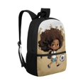 thumbnail image 2 of HUIACONG Soccer Girl Kids Backpack for Primary School Students Large Capacity Breathable Adjustable Straps Water Resistant for Boys Girls 6‑18 Daily Travel, 2 of 6