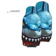thumbnail image 6 of Vsdgher Cartoon Cute Shark Automotive Seat Covers for Cars Trucks and SUVs – Car Seat Covers for Truck Seat Protectors Set of 2, 6 of 7