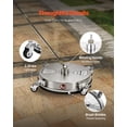 thumbnail image 4 of 15" Pressure Washer Surface Cleaner 4 Wheels 4000 Max PSI 2 Extended Wands, 4 of 10