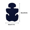 thumbnail image 3 of Soporte para la cabeza del bebé, inserto para asiento de coche, cojín para cochecito de bebé, inserto para asiento, forro de fibra de poliéster transpirable, tapete para asientos de coche, cochecito d, 3 of 6