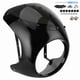 thumbnail image 2 of Parabrisas 7 Pulgadas Faro Carenado Deflector De Viento Parabrisas Universal Para Motocicleta Lente Negra Brillante, 2 of 7
