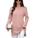 thumbnail image 2 of Camisas de Larga para Mujer, Elegantes, Informales, Holgadas, Básicas, Ropa de Moda para Otoño e Invierno 2025. Rosa L, 2 of 10