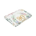 thumbnail image 6 of Happy 90th Birthday Blanket Gifts For Kids Adults - Lightweight Throw Blanket For Bedroom Living Room Decor Soft Fuzzy Fleece Cozy Plush Bed Couch 60"X50", 6 of 7