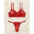thumbnail image 3 of Red Lingerie Set Sheer, 3 of 5