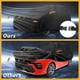 thumbnail image 5 of Funda para auto impermeable para todo clima, protección exterior contra el sol y la lluvia, con tiras reflectantes, negra para Kia Soul, 5 of 7