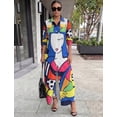 thumbnail image 3 of Dresses for Women Casual Long Sleeve Button Down Shirt Dress for Beach Vacation Work, 3 of 5
