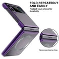 thumbnail image 5 of For Samsung Galaxy Z Flip 3 5G/Flip 4 Case Cover, Shockproof Luxury electroplate Magnetic Wireless charging Flip Case Cover, 5 of 5