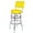 Yellow, variant on Richardson Seating 1958 Inspired Floridian Swivel Bar Stool-Color:Green,Quantity:1 each