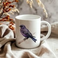 thumbnail image 5 of Bird Watching Mug, Purple Martin Song Bird Mug, 11oz or 15oz White Ceramic Coffee Mug Gift for Bird Watchers, 5 of 9