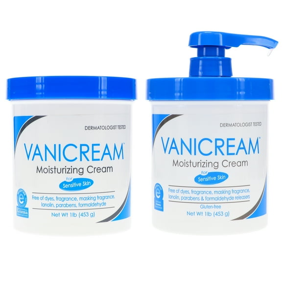 Crema de la piel hidratante Vanicream 16 Oz con dispensador de bombas