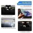 thumbnail image 2 of Rainbow Butterflies Car Windshield Sun Shade Foldable Car Front Window Visor Heat and UV Protection 57x31.5, 2 of 8