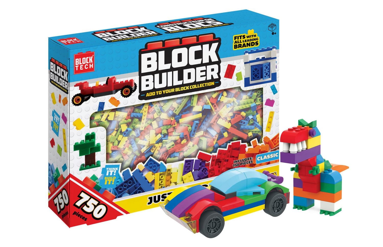 Bloc Tech Constructeur de blocs 750 pièces Kit de blocs