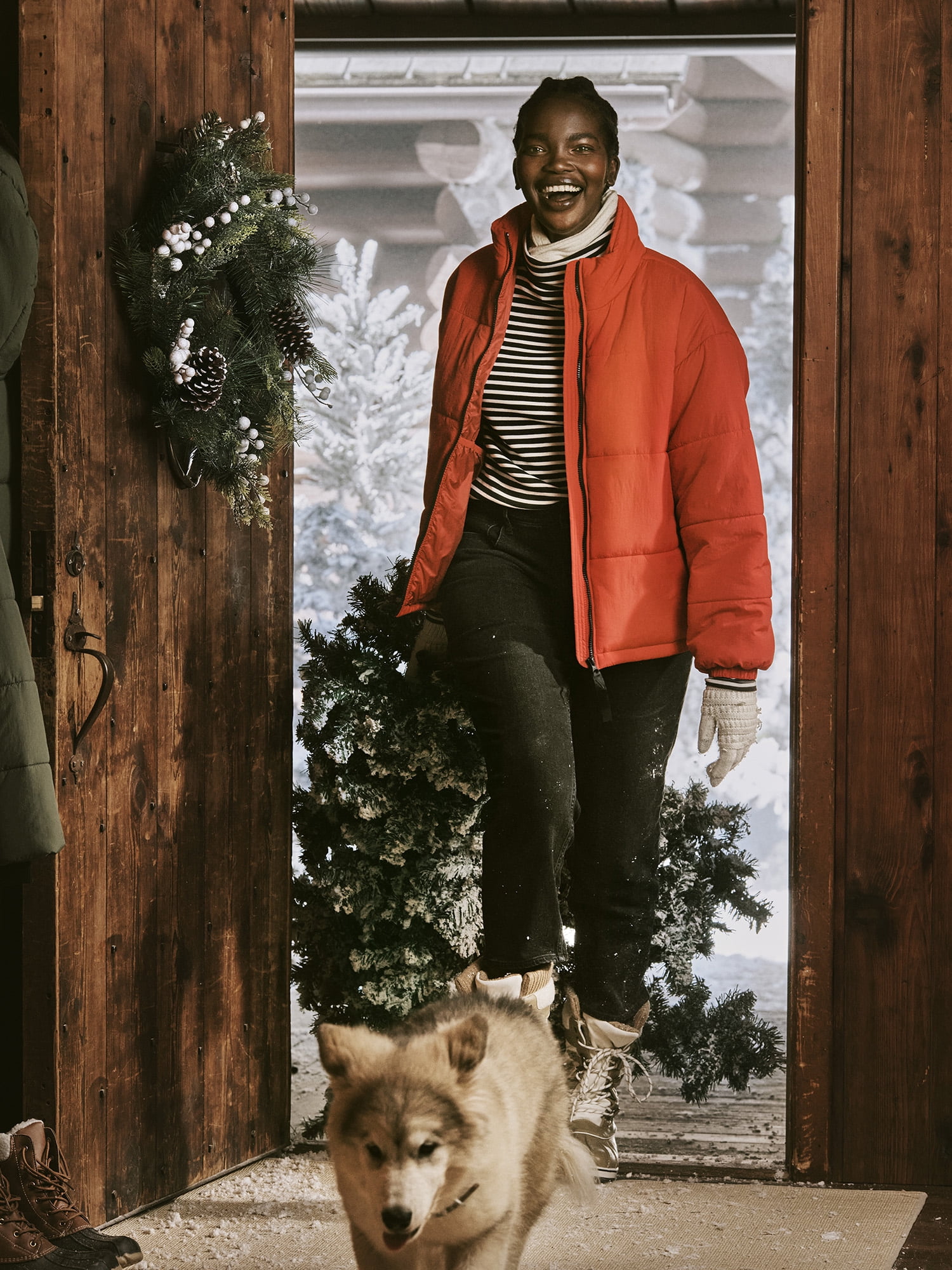Free Assembly Women's Oversized Puffer Jacket