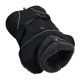 thumbnail image 2 of Abrigo cálido para perros, abrigo para cachorros, impermeable, con correas elásticas para cuello y piernas, ropa para mascotas, chaleco para perros Negro L, 2 of 10