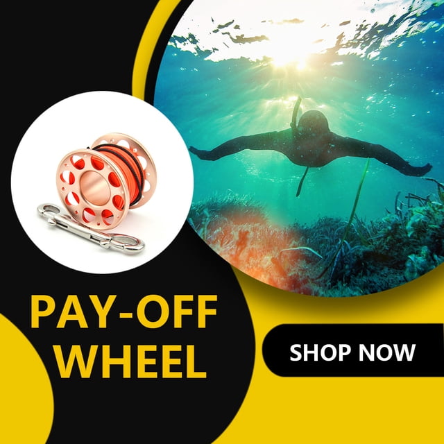 Keep Diving Spool Reel Portable Solid Color Polyester Rope Reels Freediving Fishing Underwater Accessories with Double End Hook Beige Pink 15m