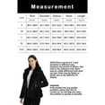 thumbnail image 6 of Giolshon Women's Faux Suede Leather Jacket, Motorcycle Short Coat with Faux Fur Collar Moto Biker PU Outerwear with Belt Fall and Winter, 6 of 7