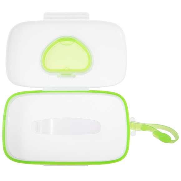 BRIGHTFUFU 1 PC Caja portátil de toallitas para bebés al aire libre colgante colgante de tejido húmedo