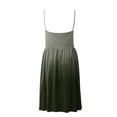thumbnail image 5 of Sngxgn Women's Color Block Tiered Summer Dresses Adjustable Strap Flowy Dress Beach Sundress(Grey,S), 5 of 5