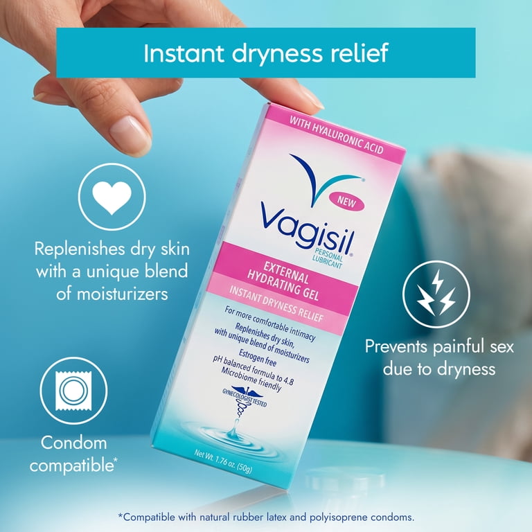 vagisil gel lubricant Free Shipping! Vagisil Vaginal Moisturizer and Lubricant with Hyaluronic  Acid, 8 Applicators, 3 Pack