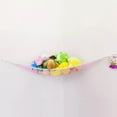 thumbnail image 3 of Extra Large Stuffed Animal Storage Hammock - Heavy-Duty Wall-Mounted Toy Organizer for Kids' Rooms, Playrooms & Nurseries, Space-Saving Display Net (71x47x47in) Pink, 3 of 7