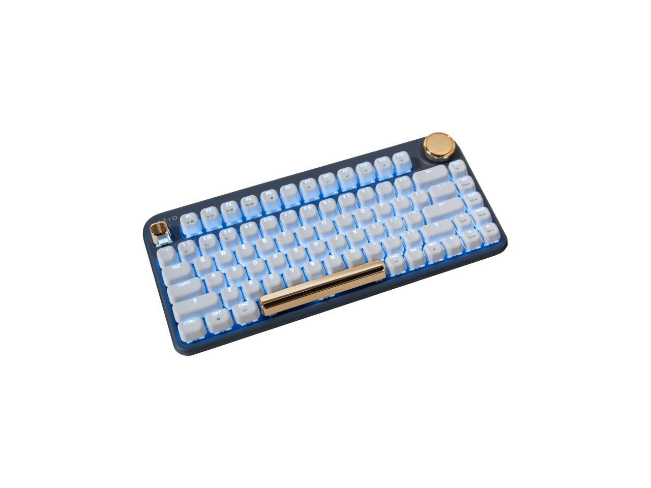 Azio IZO Wireless BT5/USB PC ＆ Mac Mechanical Keyboard, Baroque Rose : Azio IZO Wireless BT5⁄USB PC \u0026 Mac Mechanical Keyboard