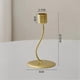thumbnail image 5 of 3pcs Golden Candlestick Set Luxury Elegant Metal Iron Candle Holders European Decorative Table Candle Stands, 5 of 5