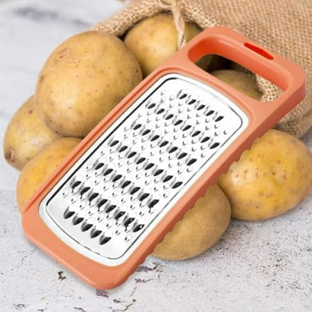 

Hot Sale Cheese Grater Stainless Steel Graters Double Potato Grater Carrot Slicer Vegetable With Handle For Cheese Chocolate And More