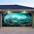 thumbnail image 3 of Decoraciones de Fiesta de Halloween Decoración de Fondo de Garaje de Halloween Paño Colgante Decoración de Partido Personalizada Tapicería Paño Colgante Decoraciones de Halloween, 3 of 4