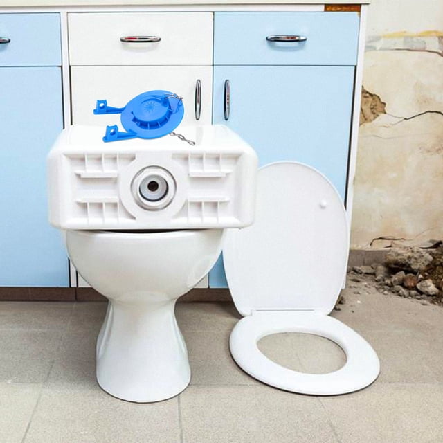 BESTYASH Válvula Para De Inodoro Azul Material Duradero Para Uso Doméstico