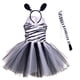 thumbnail image 5 of Disfraz de Halloween para niños, disfraz de animal, tema de bosque, jirafa, vaca, tigre, leopardo, estampado de cebra, vestido de tutú para fiesta de cumpleaños de niñas, 5 of 5