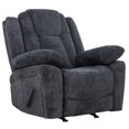 thumbnail image 2 of Primo Anakin 38-Inch Rocker Recliner Chair with Lever – Upholstered Armchair, Manual Recline Function, Padded Back, Living Room Seating, 2 of 7
