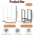 thumbnail image 2 of Plate Holders Organizers, Plates Storage Rack for Kitchen Cabinet, Upright Dish Drying Display Racks Organizer, Metal Dish Stands Plate Dispenser for Countertop, Cupboard, 2 of 4