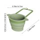 thumbnail image 3 of Colador de cesta de desagüe de fregadero de silicona – Estante de almacenamiento para grifos de silicona, filtro plegable de esquina para el fregadero, colador de alimentos, azul/verde/rosa, 1 paquete, 3 of 6