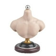 thumbnail image 2 of 1/6 Mâle Femelle Buste Stand Demi Buste Base Sculpt Présentoir Stand Plate-Forme PVC Modèle pour Perruques Mâle D, 2 of 7