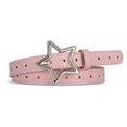 thumbnail image 3 of Yoyauz Girls Belt kids PU Leather Belt Cut-out Belt With Metal Buckle Kids Belt Fit Girl Size, 3 of 7