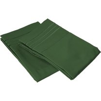 Elegant Comfort 1500 Series Wrinkle & Fade Resistant Microfiber Ultra Soft Luxurious 2-Piece Pillowcases, King Size, Hunter Green