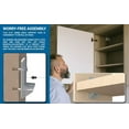 thumbnail image 6 of Rok Hardware 12-Pack Polycarbonate Shelf Support, 5mm Shelf Support Pegs, White Finish, 6 of 8