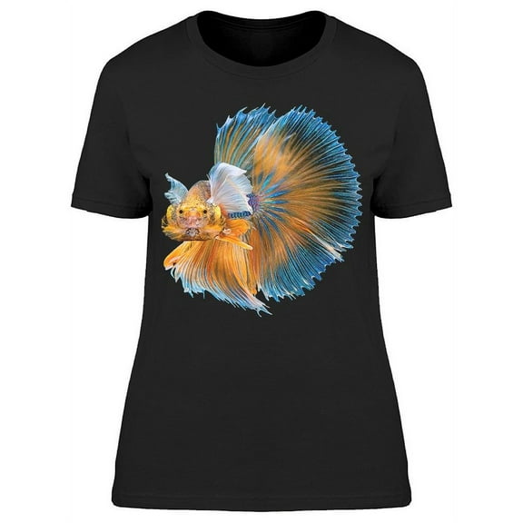 Colorful Dumbo Ears Betta Fish T-Shirt Women -Image by Shutterstock, Female Large