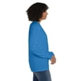 thumbnail image 2 of Hanes Unisex Garment Dyed Long Sleeve Pocket T-Shirt Summer Sky Blue S, 2 of 4