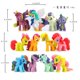 thumbnail image 3 of Juego de 12 figuras de acción de dibujos animados de My Little Pony, modelo Twilight Sparkle, decoración de habitación de muñecas, regalo de cumpleaños para niños, 3 of 5