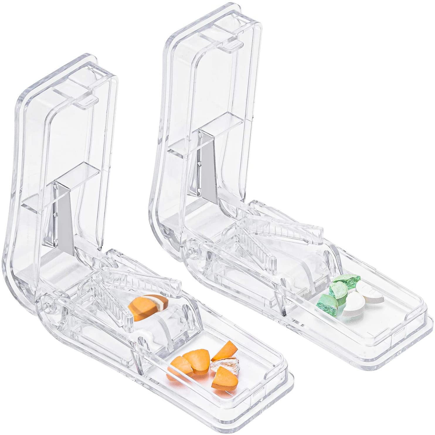 Ababeny 2PCS Pill Cutter for Small or Large Pills The Best Multiple