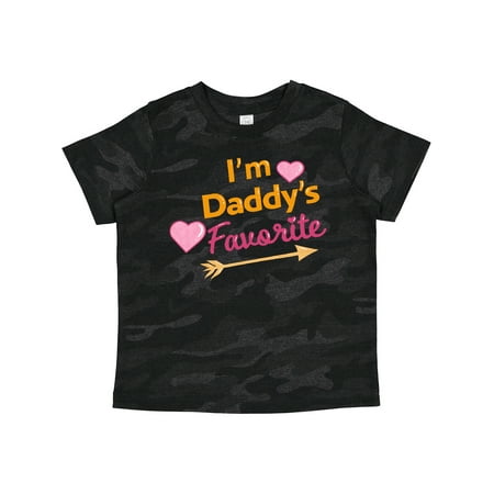 

Inktastic I m Daddy s Favorite with Arrow and Hearts in Pink Gift Toddler Boy or Toddler Girl T-Shirt