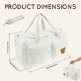 thumbnail image 2 of Hospital Maternity Bag Large Capacity Duffel Tote Diaper Tote Bags with Shoulder Strap and Multiple Pockets Multipurpose for Travel Labor Delivery, 2 of 9