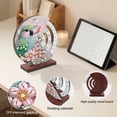 thumbnail image 2 of FLOPESN Permanent Calendar DIY Diamond Art Painting Kits Ornaments, Creative Design Diamond Art Wooden Home Decor, Rotatable Desktop Calendar-Parrot-2, 2 of 8