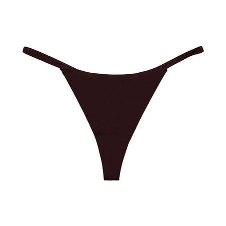

Up to 65% off! Zpanxa Womens Underwear Seamless T Pants European and American Sexy Leopard Print Thongs Low Waist Breathable Panties Dark Purple XL