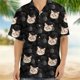 thumbnail image 3 of Camisetas con diseño de avatar personalizado de Hawái impresas en 3D para hombres y mujeres, regalo de cumpleaños divertido, blusas con foto DIY, camiseta para parejas, camiseta de animales, 3 of 5