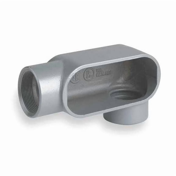 Hubbell Killark Conduit Outlet Body,Iron,Trd Sz 1 1/4in LL47