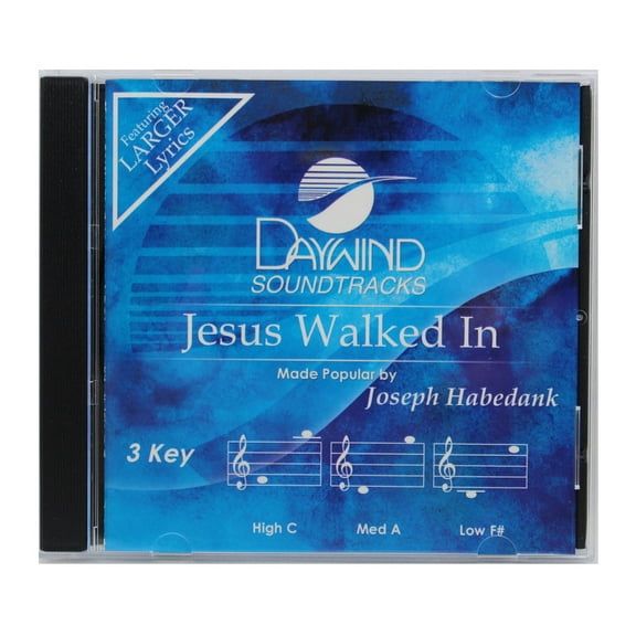 Jesus Walked In Made Popular by Joseph Habedank NEW CD Accompaniment